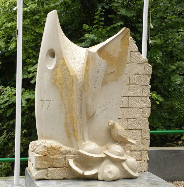 Monument to the Lost Battalion in the Argonne Forest, France.