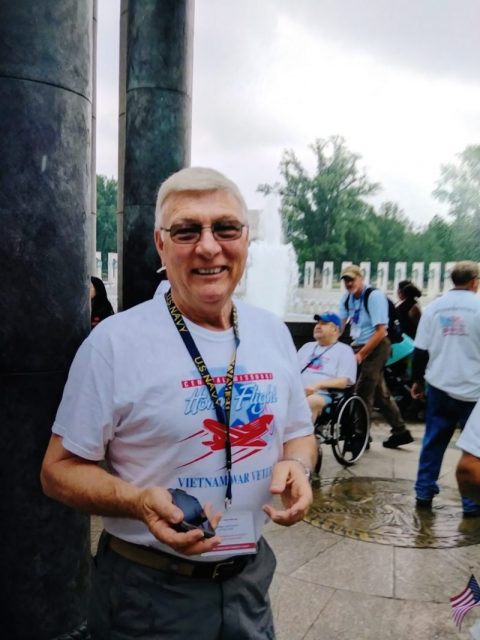 Leon DeLong recently participated in a trip to the nation’s capital as part of the Central Missouri Honor Flight. His military career began with the Navy in Vietnam and concluded with his retirement from the Missouri National Guard. Courtesy of Leon Delong.