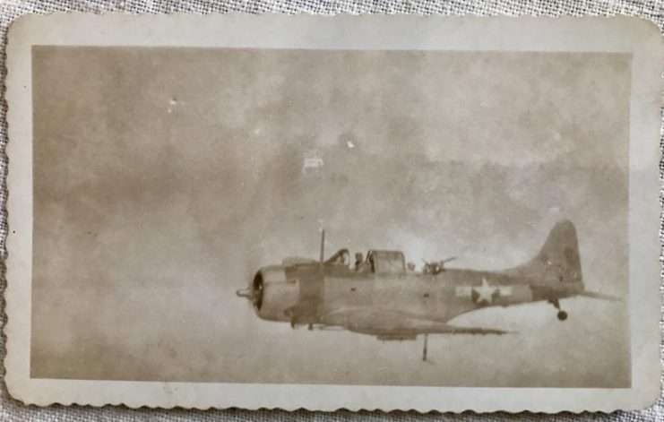 Dauntless Dive Bomber. Photo courtesy from Albert Pinard’s private collection.