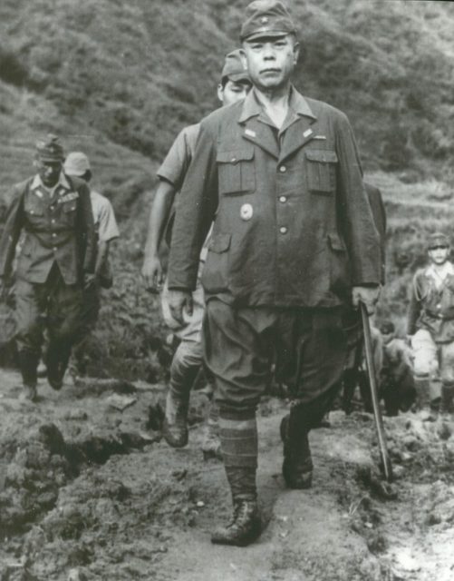 General Yamashita and his staff surrender on September 2, 1945