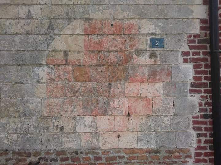You can also see WWI graffiti one the wall. Photo: ©Jérémy Bourdon