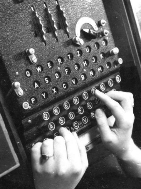 The German Enigma enciphering machine was broken by the British bombe – the cryptanalytical machine designed by Alan Turing.