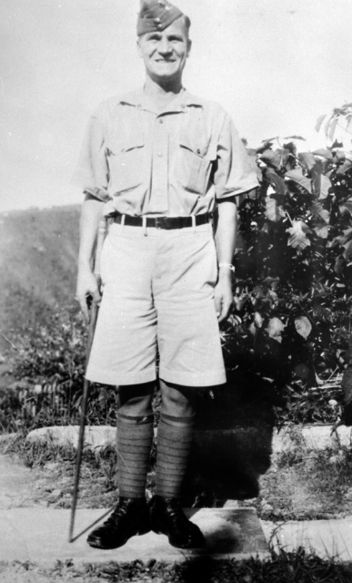 Company Sergeant-Major J.R. Osborn of “A” Company, The Winnipeg Grenadiers, Jamaica, ca. 1940–1941