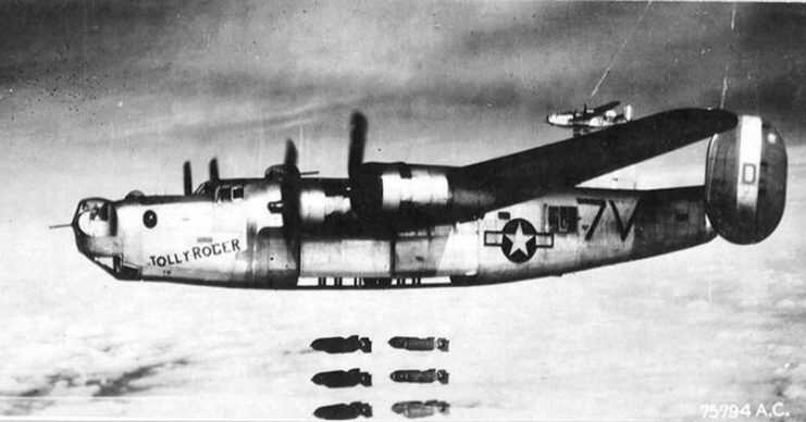 B-24 Liberator “Jolly Roger”.
