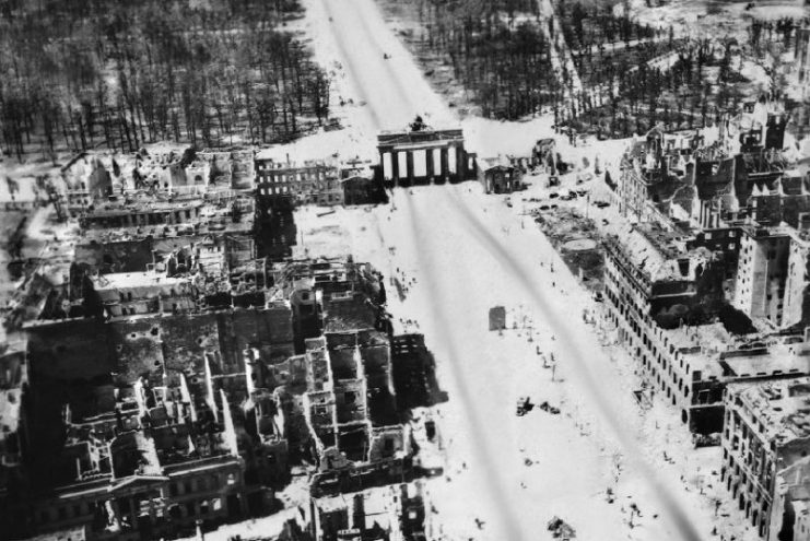 The Brandenburg Gate May 1945