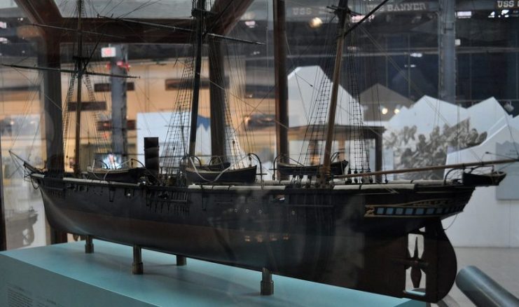 Model of the Confederate raider CSS Alabama at the US Navy Museum. Photo: Sturmvogel 66 / CC-BY-SA 3.0