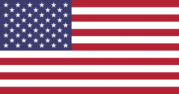 The American flag.