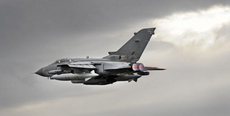 A Royal Air Force Tornado GR4 aircraft. Photo: Cpl Babbs Robinson/MOD – OGL