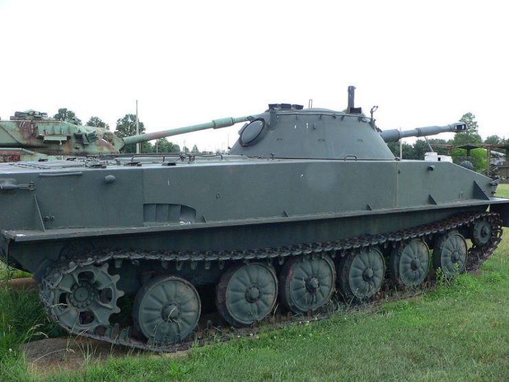 Soviet PT-76. Photo: Mark Pellegrini – CC BY-SA
