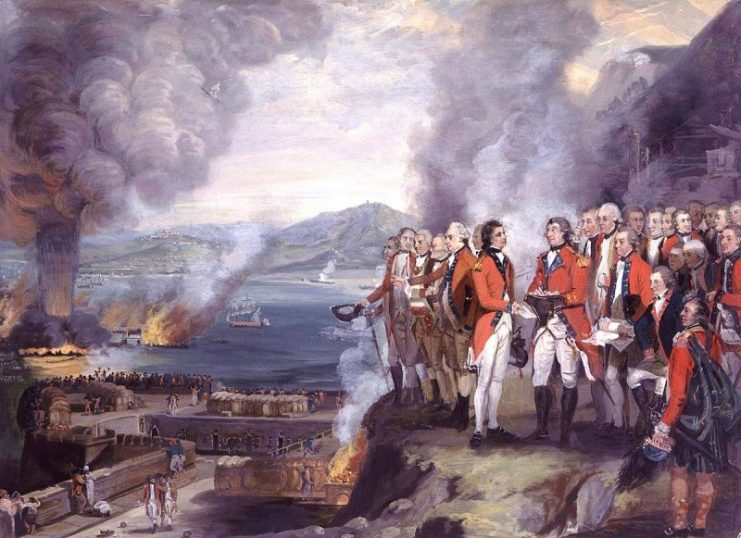 The Siege of Gibraltar, 1782.