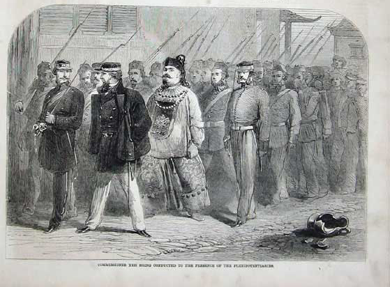 Capture of Yeh-Ming-Chen by the Anglo army, in 1858.
