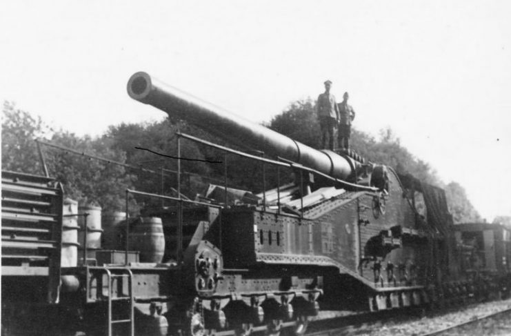 274 mm Mle 1917 french railway gun