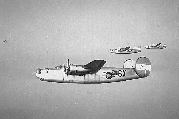 B-24s of the 491st Bomb Group.