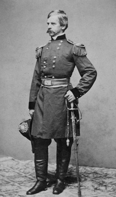 Banks in his military uniform, c. 1861