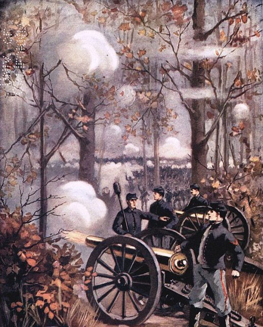 The Battle of Shiloh.