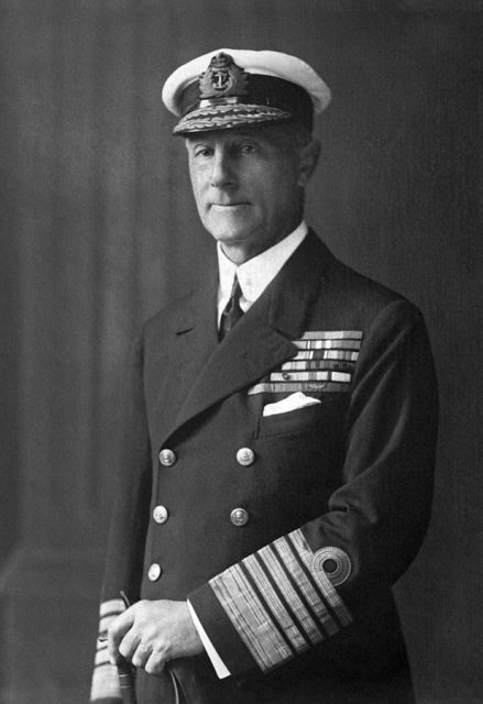 British Admiral John Jellicoe.