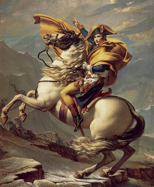 Napoleon Crossing the Alps.