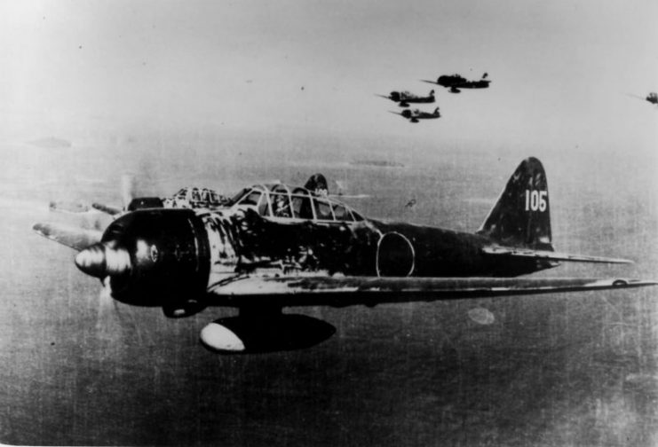 A6M3 Model 22 Zero fighters.