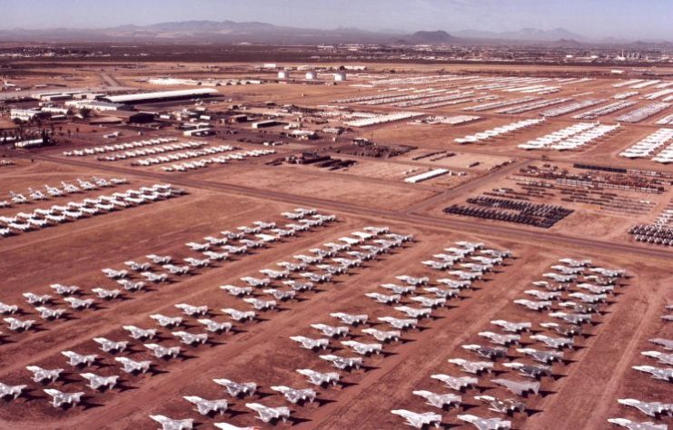 Aerospace Maintenance and Regeneration Center at Davis-Monthan Air Force Base.