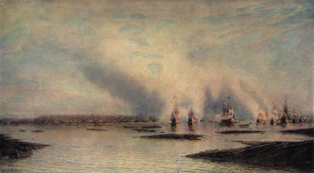 Battle of Gangut – Sweden and Russia Naval Battle