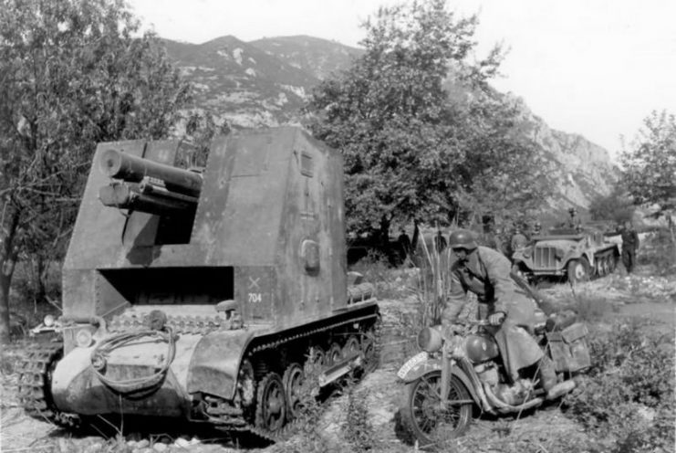 Bison of sIG Kompanie 704 (5th Panzer Division) Greece