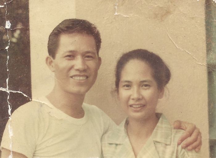 Captain Nieves Fernandez with her husband 1944. A former school teacher, she would lead a resistance group throughout the Japanese occupation. – JollyJoker83 CC BY-SA 4.0