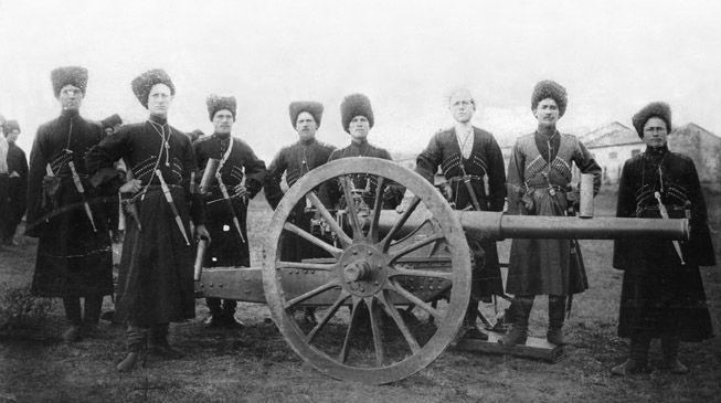 Terek Cossacks under Nikolai Baratov, Russian Caucasus Army