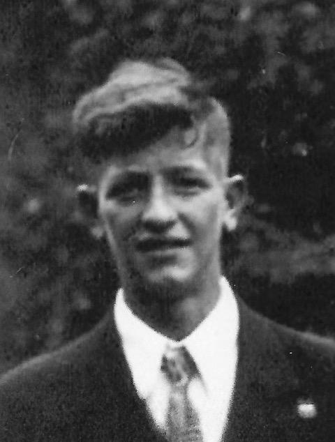 Eddie Thorn in a high school photo, 1946. (Photo credit: Bob Thorn)