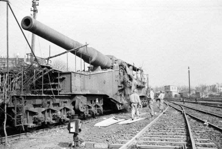 274 mm Mle 1917 Railway gun France