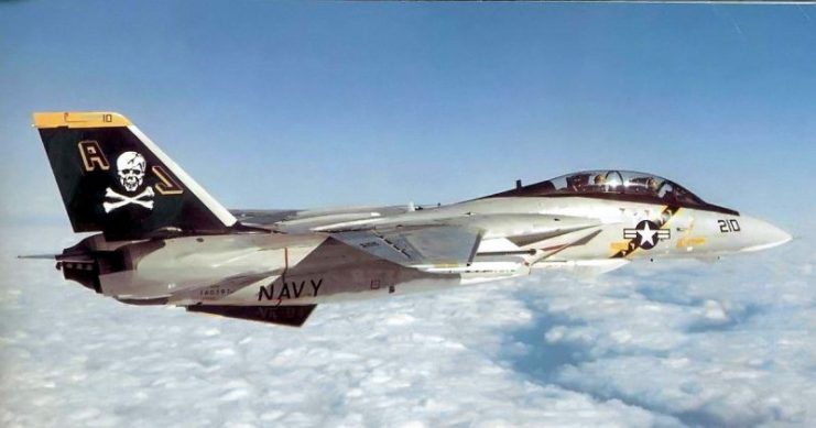 A Grumman F-14A Tomcat.