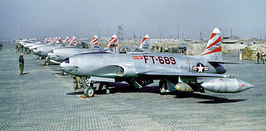 F-80 Shooting Stars of the 8th Fighter-Bomber Group Korea.