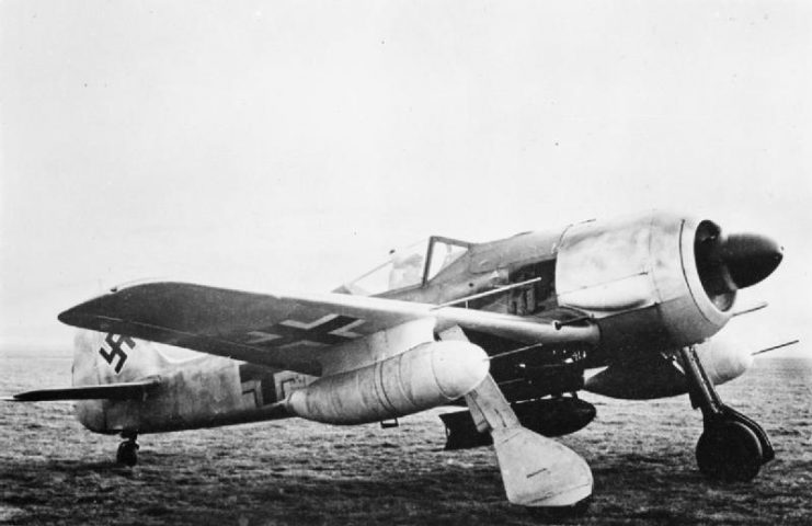 Focke-Wulf Fw 190G fighter-bomber.