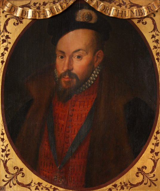 Portrait of John Dudley, Duke of Northumberland.