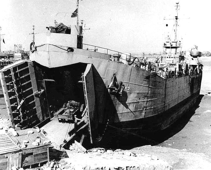 LST-742 at Inchon Harbor – 1950