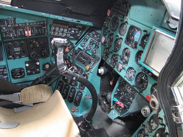 Mi-24D Cockpit