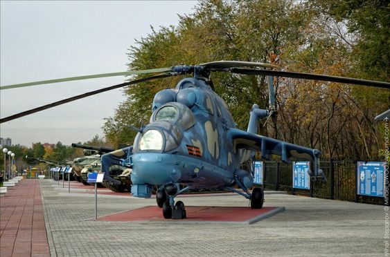 Mi-24P on Display.