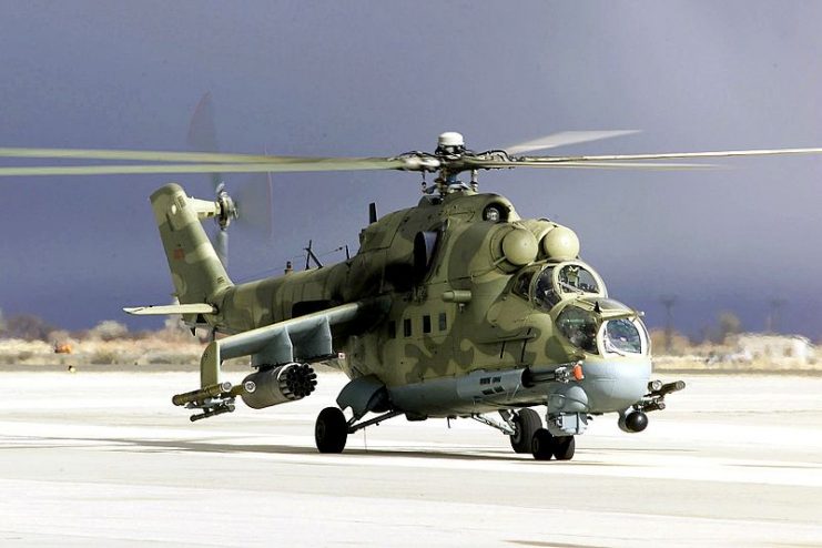 Mi-24P Operated by the U.S.
