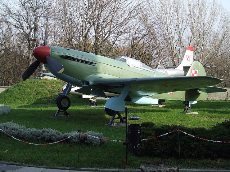 Polish Yak-9. The Soviet made Yak-9 was utilized at the outset of the Korean War by the North Korean Air Force – Hubert Smietanka CC BY-SA 2.5