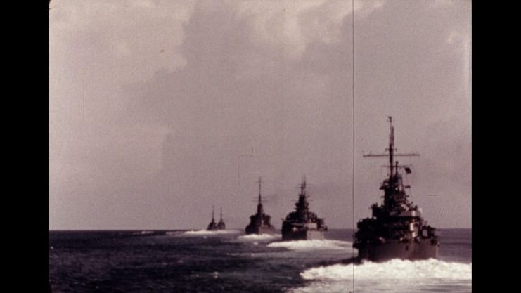 The Pacific War, war ships. Photo: Smithsonian Channel