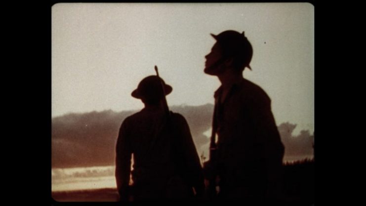 The Pacific War: Soldiers Silhouettes. Photo: Smithsonian Channel