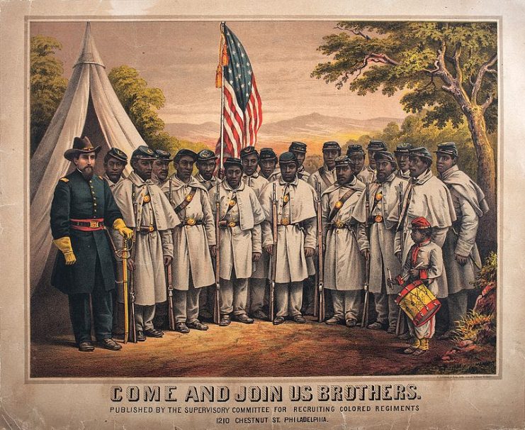 US Recruitment Poster During the Civil War