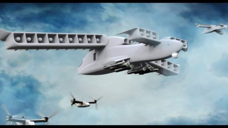 Aurora LightningStrike aircraft along with XV-24A Vertical-Lift currently in progress under DARPA VTOL X-Plane Program