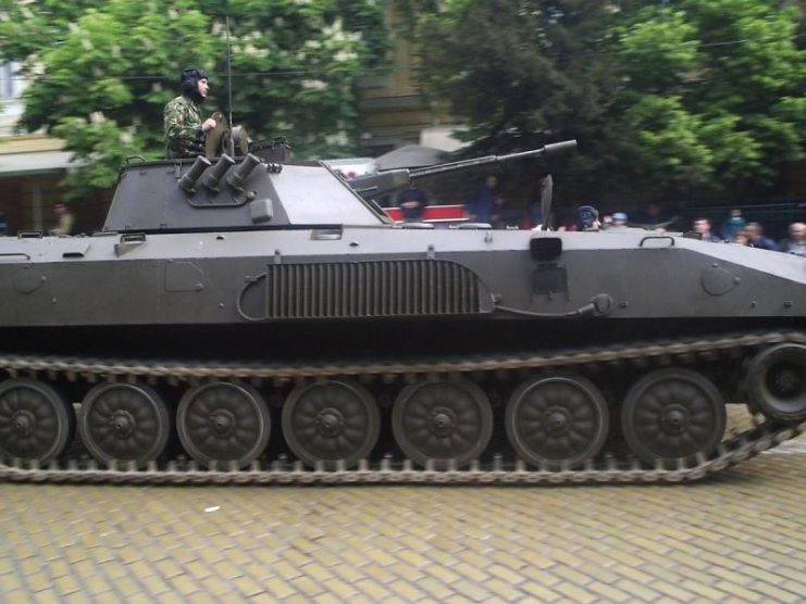 A BMP-23 on a parade.