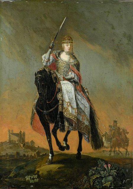 Maria Theresa in Pressburg 1747.
