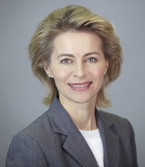 Minister of Defense, Ursula von der Leyen. Photo: Laurence Chaperon / CC-BY-SA 3.0