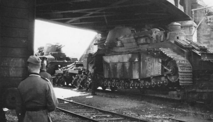 Char 2C tank in Troyes, France, 1940.