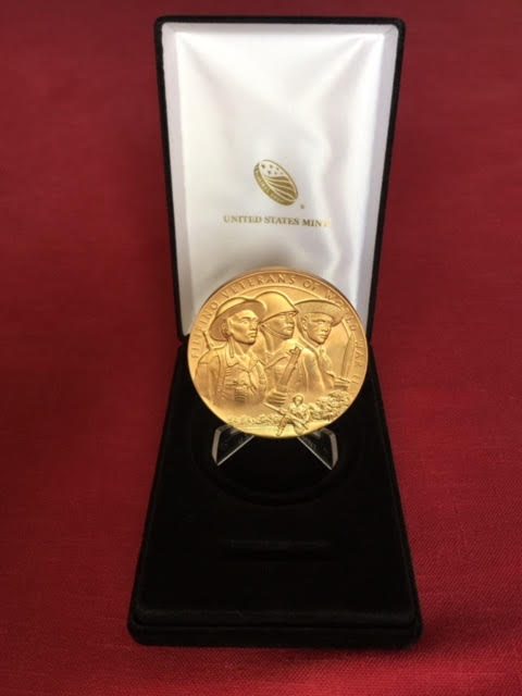 Congressional Gold Medal Awarded to Lt. Manuela Orquejo.