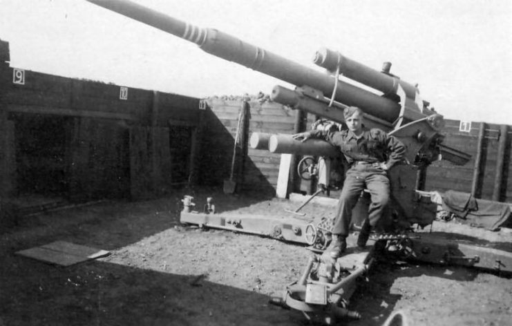 Flak 88 1944 Gobschelwitz Leipzig Germany