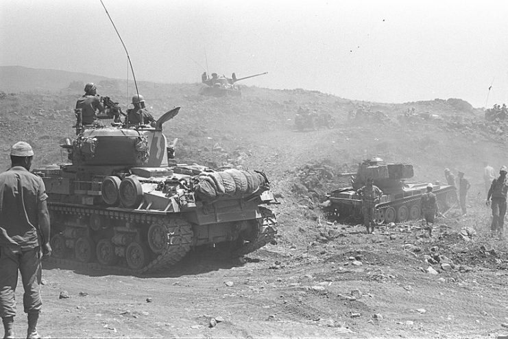 Israeli Tanks on the Golan Heights – June 1967 – Government Press Office CC BY-SA 4.0