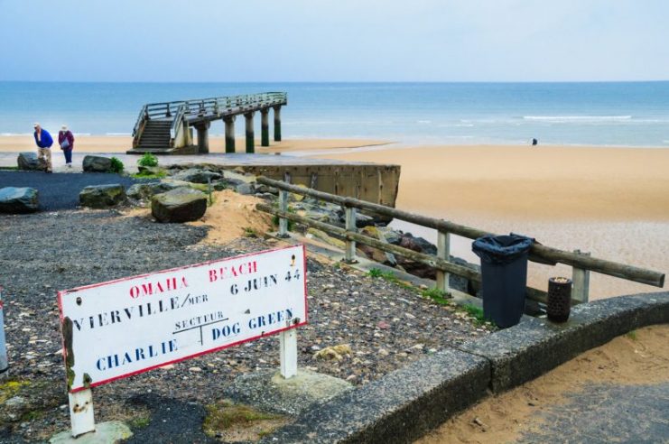 Omaha Beach was the name given to one of two positions where U.S forces landed in Normandy on D-Day, 6 June 1944. The other was Utah Beach.